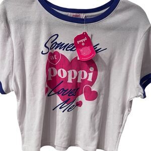 Poppi x Target Crop Top T Shirt Pink Purple Costume Cosplay Womens Plus 1X New